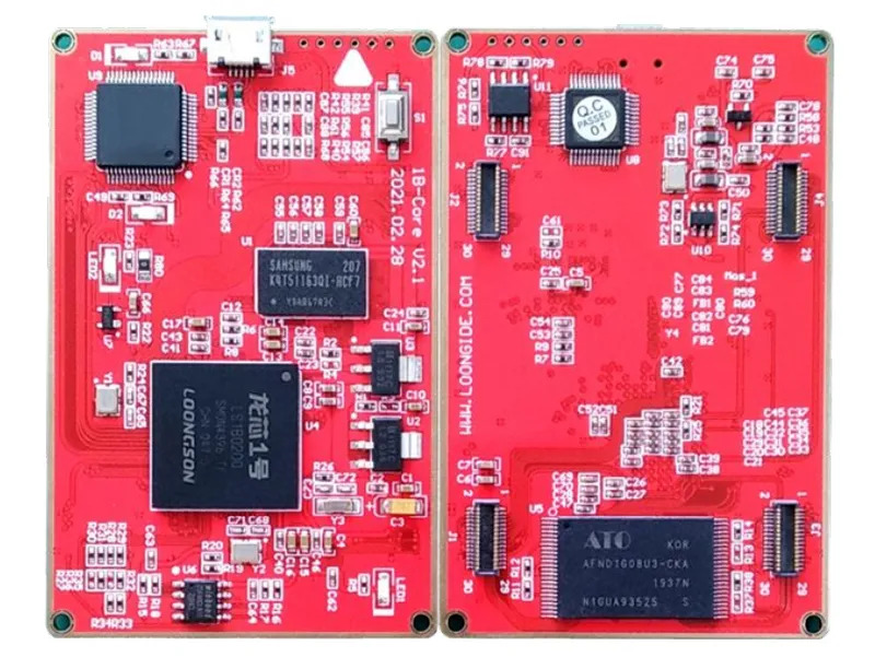 Devboard на базе архитектуры LoongArch