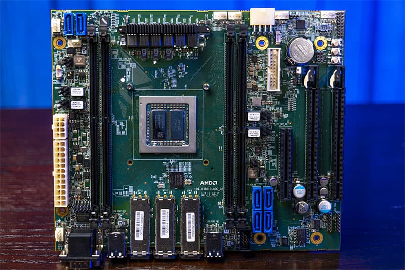 Материнская плата Wallaby от AMD на базе AMD EPYC 3451