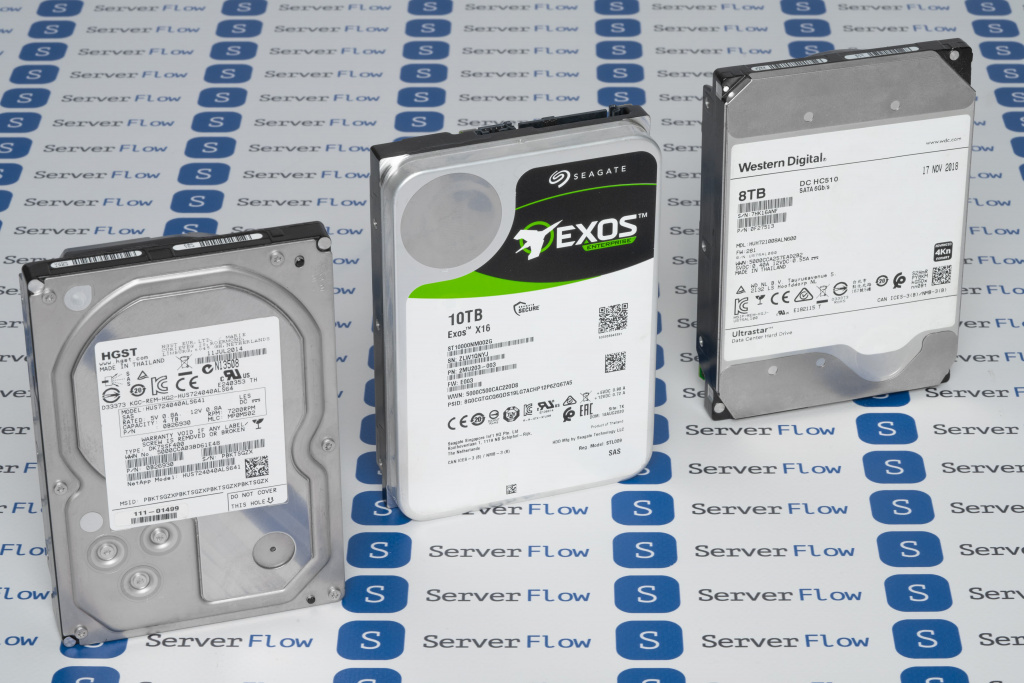Жесткие диски Exos, Western Digital и HGST