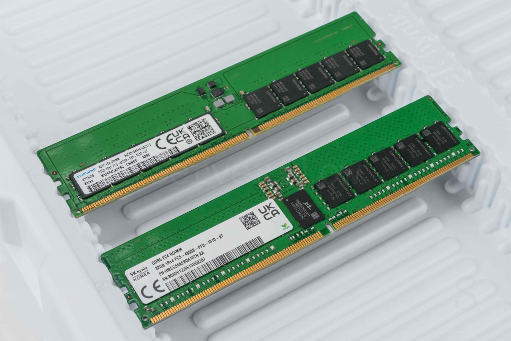 Память UDIMM без ECC и память RDIMM с ECC