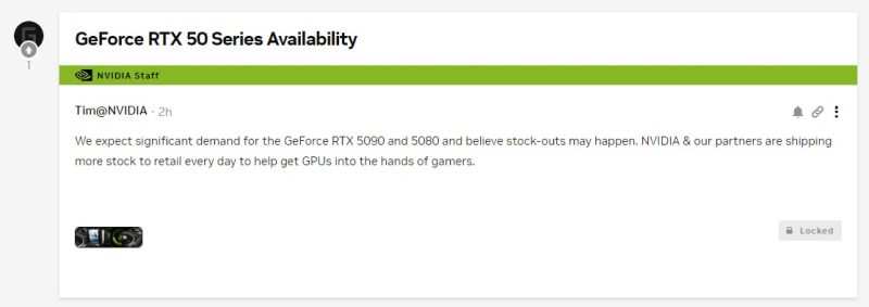  Nvidia заявляет о появлении дефицита видеокарт RTX 5000