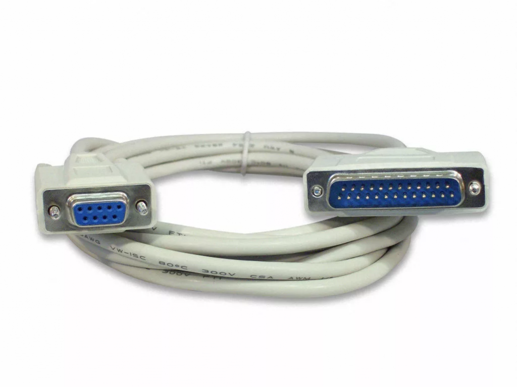 Кабель с COM-портами DB-9 и DB-25