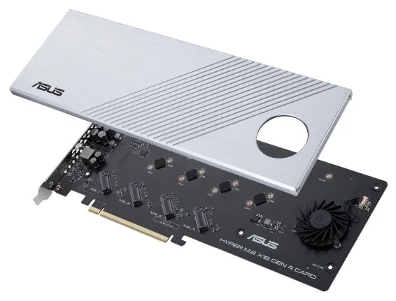 ASUS Hyper M.2 x16 Gen 4 Card