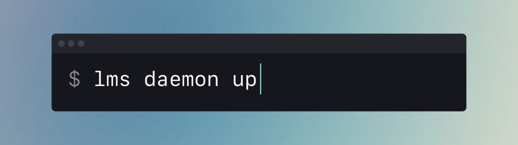 Команда для запуска llmster