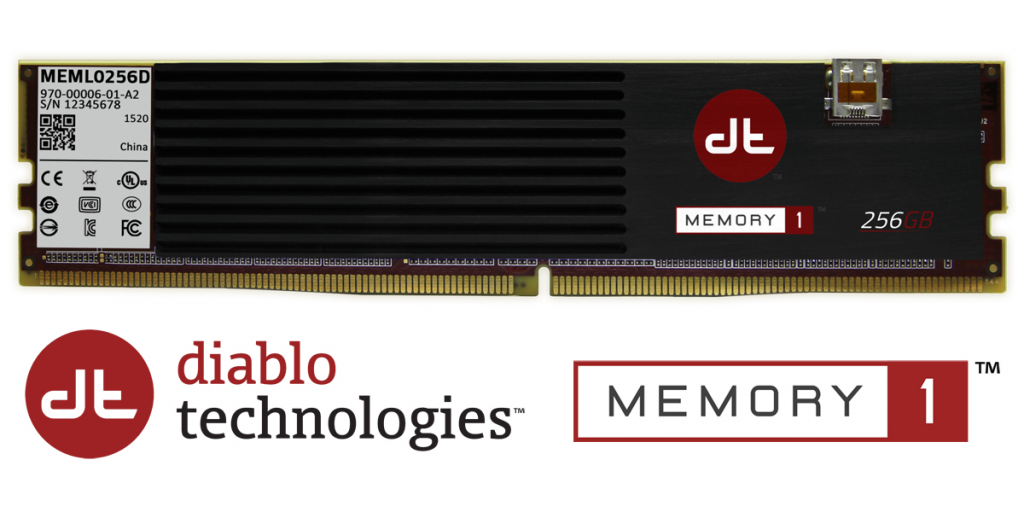 NVDIMM-F 256 ГБ от Diablo Technologies