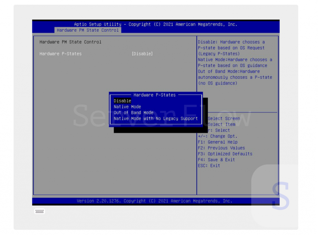 Настройка Hardware P-States
