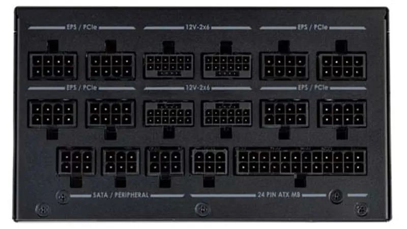 Разъемы блока питания Thermaltake AX 3200W
