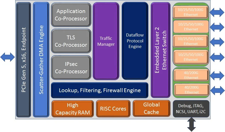 Архитектура ASIC-чипа Terminator 7