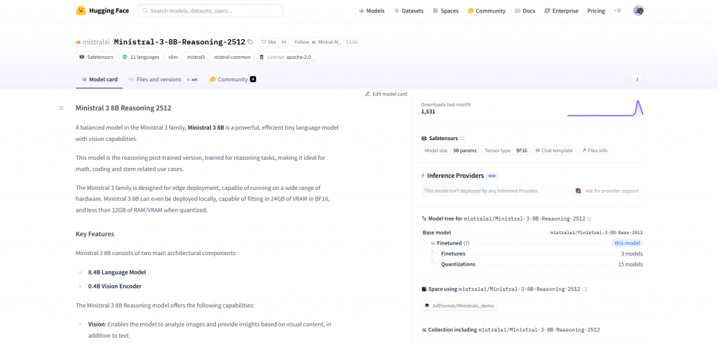 Ministral 8B HuggingFace