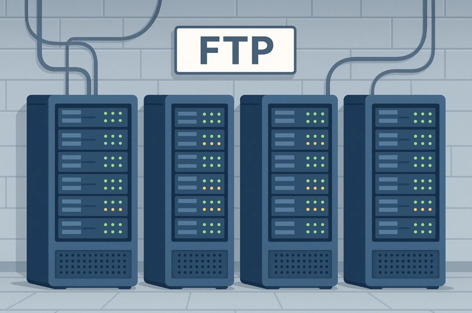 Стойки с FTP-серверами