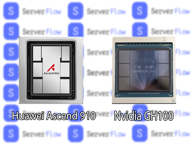 Huawei Ascend 910 и Nvidia GH100