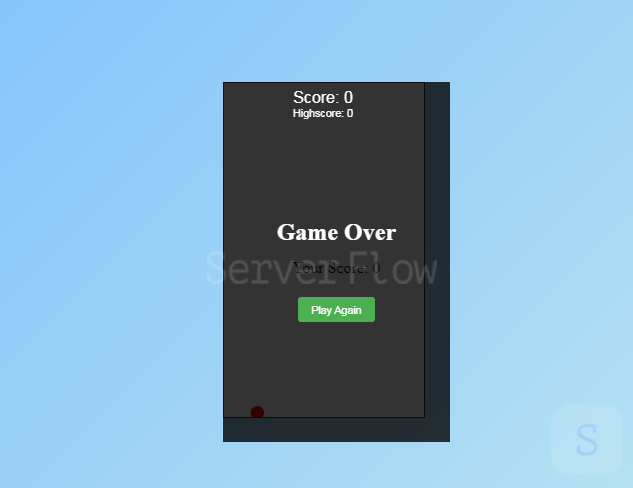 Мини-игра, аналогичная flappy bird