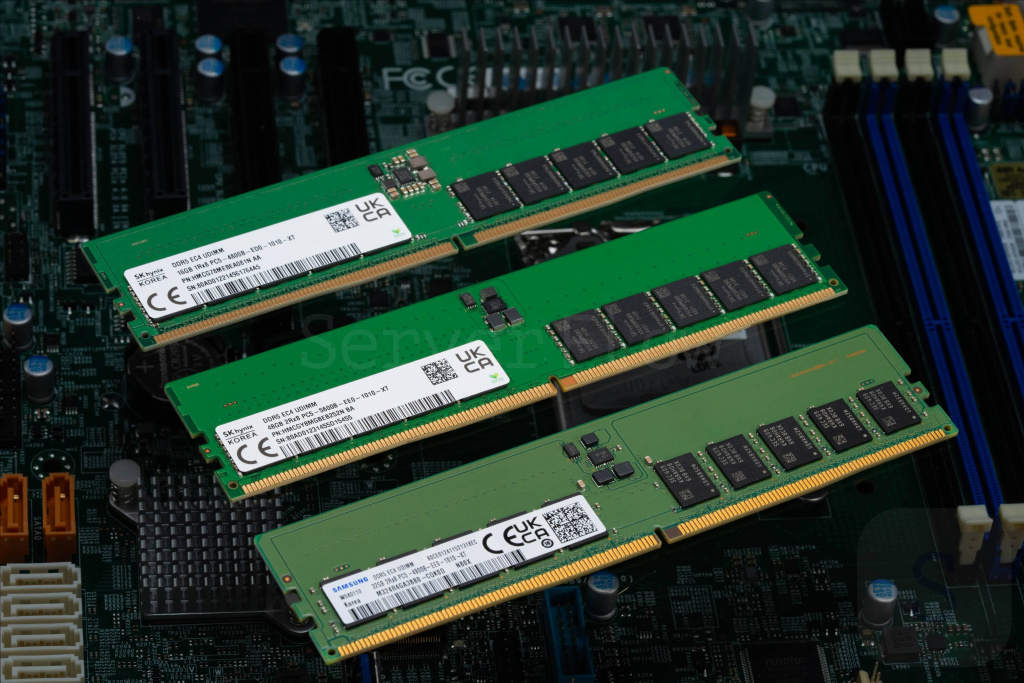 Модули оперативной памяти DDR5 ECC UDIMM на 16GB, 32GB и 48GB