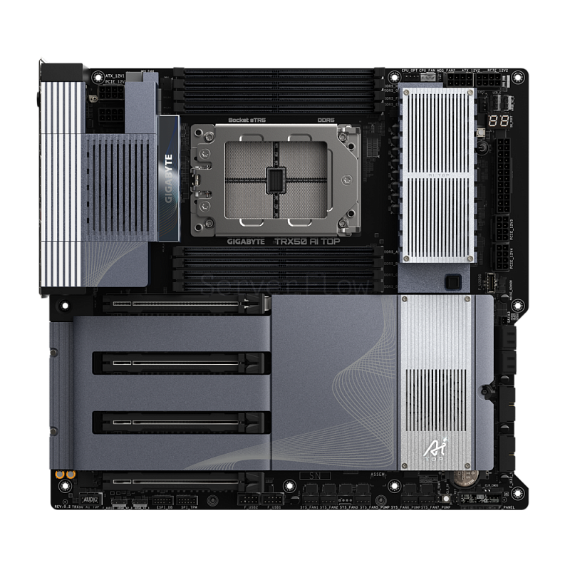 Материнская плата Gigabyte TRX50 AI TOP (E-ATX, sTR5, 8 DIMM)