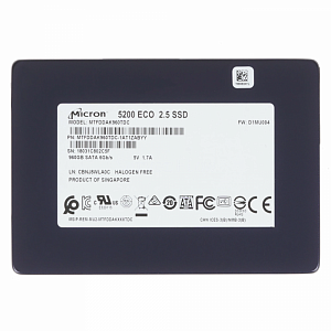 SSD-накопитель Micron 5200 ECO 960GB 2.5" 6Gb/s [MTFDDAK960TDC-1AT1ZABYY]