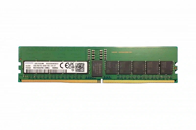 Оперативная память 32GB DDR5 ECC REG Samsung 5600Mhz 2Rx8 [M321R4GA3PB0-CWM]
