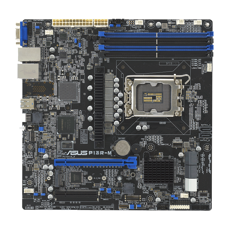 Материнская плата ASUS P13R-M (Mirco-ATX, LGA1700, 4 DIMM)