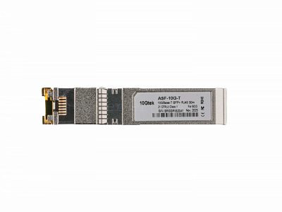 Переходной модуль 1SFPcom SFP+ to RJ45 (10GBase-T, 30m) [ASF-10G-T]