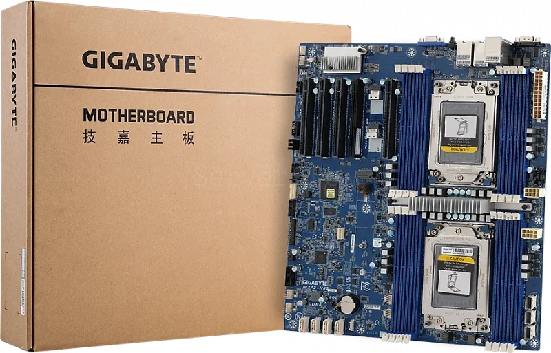 Материнская плата Gigabyte MZ72-HB2 Rev 3.x (E-ATX, 2x SP3, 16 DIMM) 3