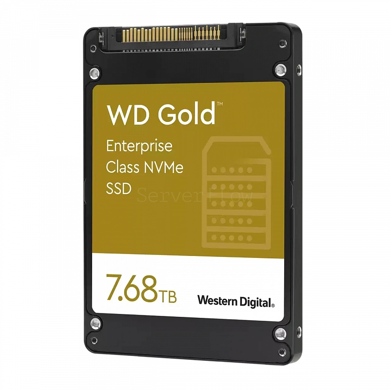 SSD-накопитель WD Gold Enterprice 7.68TB 2.5" U.2 [WDS768T1D0D-01AJB0] 1