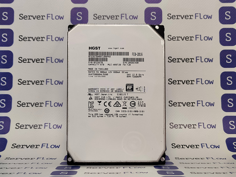 Жесткий диск HGST 6TB 3.5" SAS 12Gb/s [HUS728060AL5200]