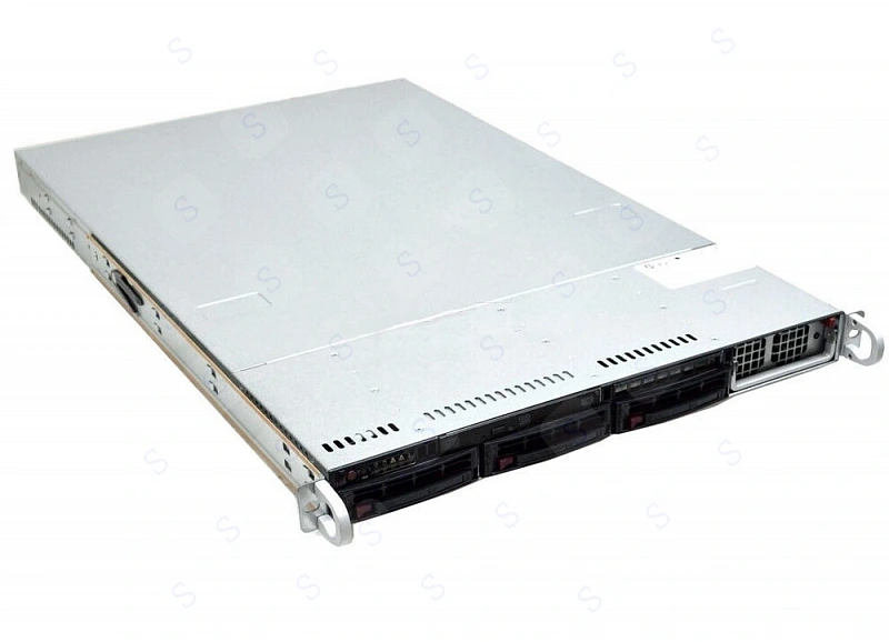 Серверный корпус Supermicro CSE-818 (1U, 3LFF, 1x БП 1400W) [818G-1400B]