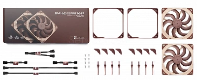 Комплект вентиляторов Noctua NF-A14x25 G2 PWM Sx2-PP 140mm