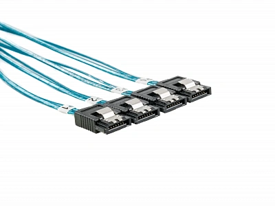 Кабель  SFF8643 - 4x SATA 1м
