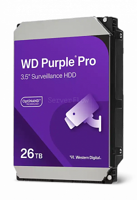 Жесткий диск WD Purple Pro 26TB 3.5" SATA 6GB/s [WD260PURP]