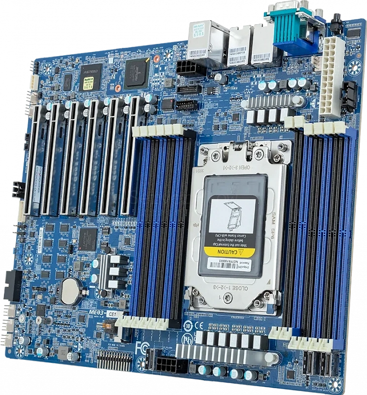 Материнская плата Gigabyte ME03-PE0 Rev 1.x (ATX, SP6, 6 DIMM) 1