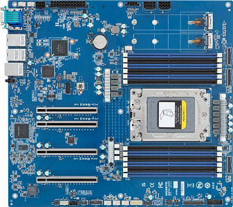 Материнская плата Gigabyte ME33-AR0 Rev 1.0 (E-ATX, SP6, 12 DIMM)