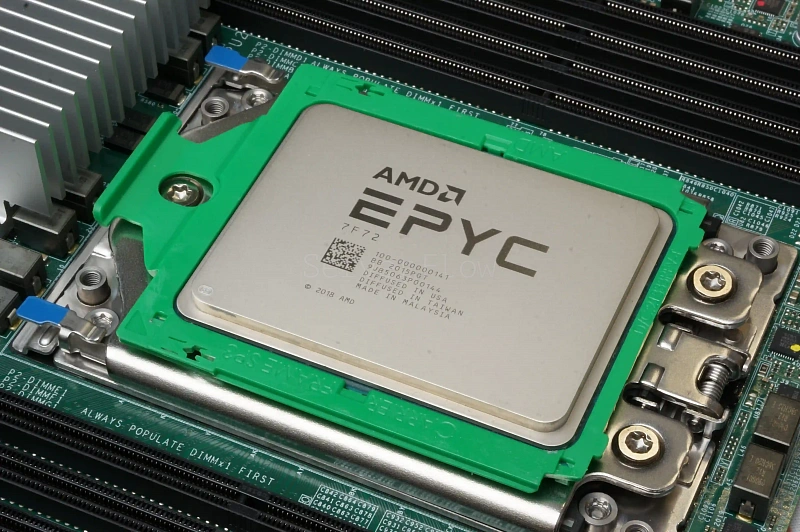 Процессор AMD EPYC 7F72 (24c/48t, 3.2GHz-3.7GHz, 240W) 3