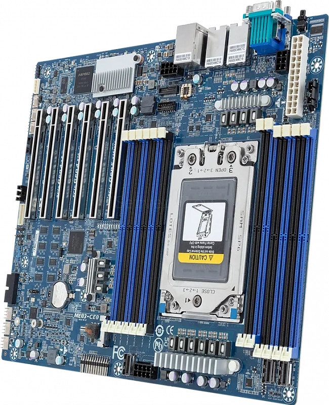 Материнская плата Gigabyte ME03-CE0 Rev 1.0 (ATX, SP6, 12 DIMM) 1