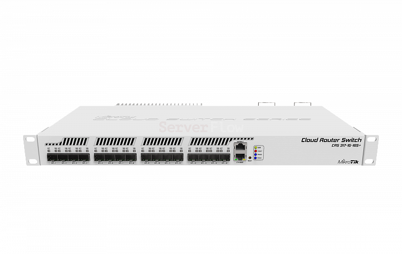 Коммутатор MikroTik CRS317-1G-16S+RM (16x SFP+ 10 Гбит/с)