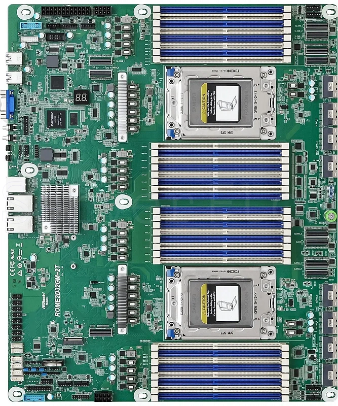 Материнская плата ASRock ROME2D32GM-2T (Proprietary, 2x SP3, 32 DIMM) []