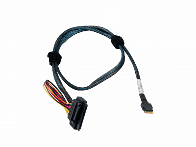 Кабель Slimline SAS SFF8654-4i - U2/U3 (SFF8639)  1м