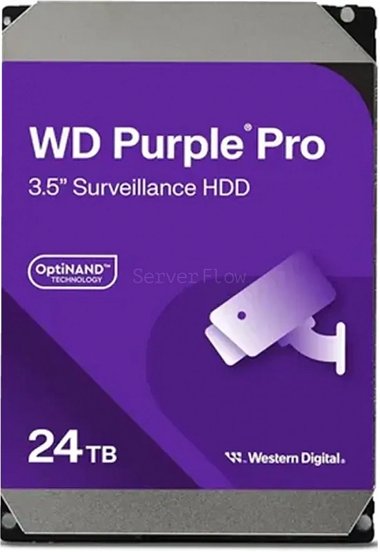 Жесткий диск WD Purple Pro 24TB 3.5" SATA 6GB/s [WD241PURP]