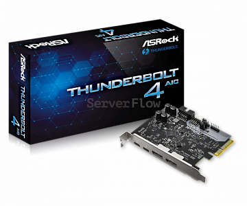 Плата расширения ASROCK Thunderbolt 4 AIC (2x Thunderbolt 4 Type-C, 1x DP) [90-MCA0N0-00UAYZ]