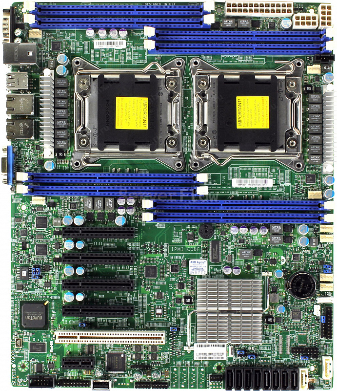 Материнская плата Supermicro X9DRL-iF (ATX, 2x LGA2011, 8 DIMM)