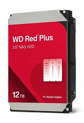 Жесткий диск WD Red Plus 12TB 3.5" SATA 6GB/s [WD120EFGX]