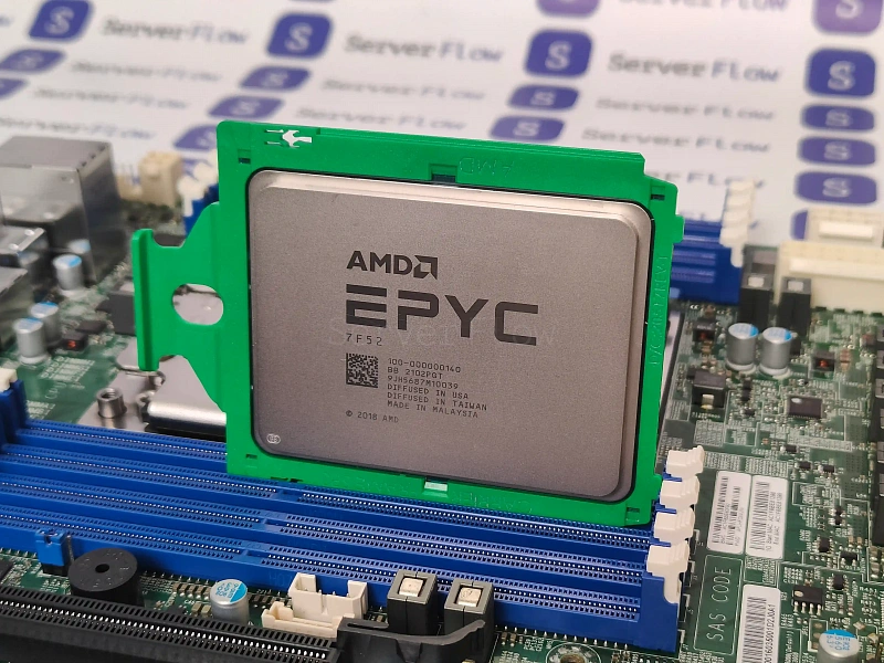 Процессор AMD EPYC 7F52 (16c/32t, 3.5GHz-3.9GHz, 240W) 3