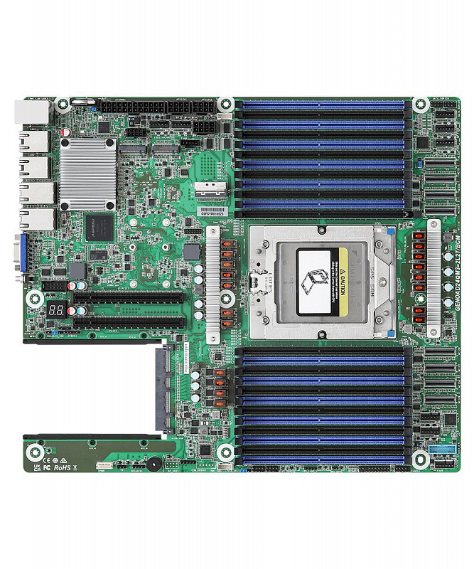 Материнская плата ASRock Rack GENOAD24QM3-2L2T/BCM (EEB, SP5, 24 DIMM)