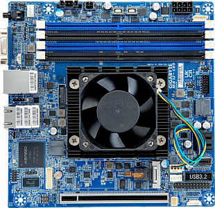 Материнская плата Gigabyte MB12-CE0 Rev 100 (Mini-ITX, FCBGA2227, 4 DIMM)