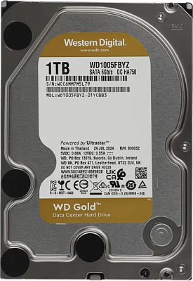 Жесткий диск WD Gold Enterprise 1TB 3.5" SATA 6GB/s [WD1005FBYZ]