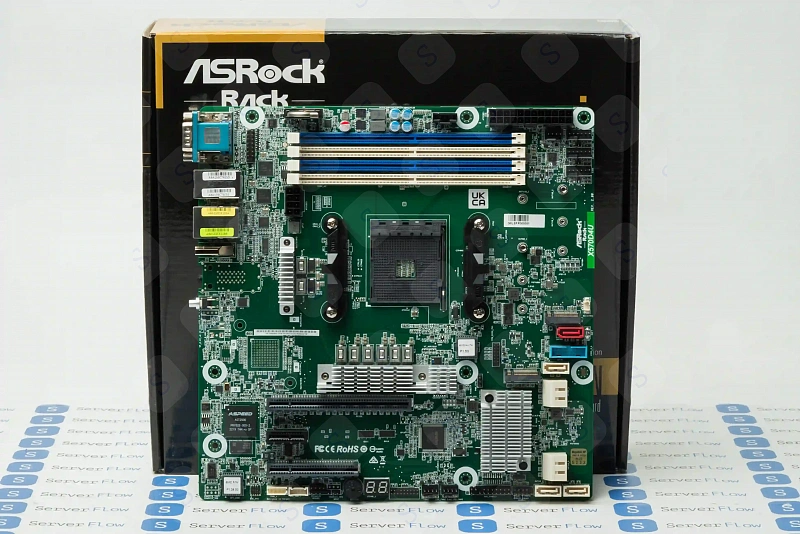 Материнская плата ASRock Rack X570D4U (Micro-ATX, AM4, 4 DIMM) 1