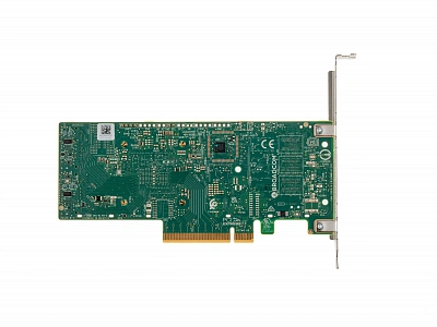 HBA адаптер Broadcom 9500-16i (NVMe/SAS/SATA 12GB/s, no cache)