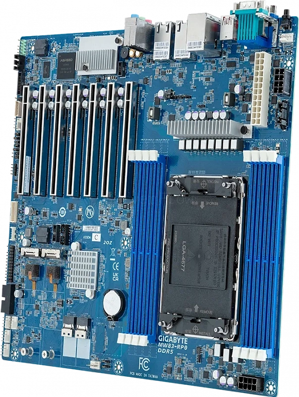 Материнская плата Gigabyte MW83-RP0 Rev 1.x/3.x (CEB, LGA4677, 8 DIMM) 1