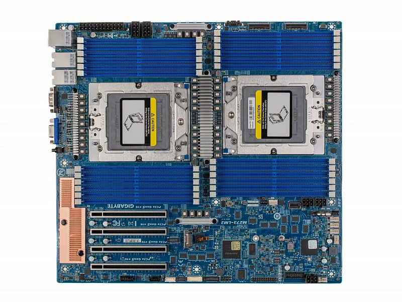 Материнская плата GIGABYTE MZ73-LM2 Rev 3.1 (E-ATX, 2x SP5, 24 DIMM) [9MZ73LM2MR-000-3]