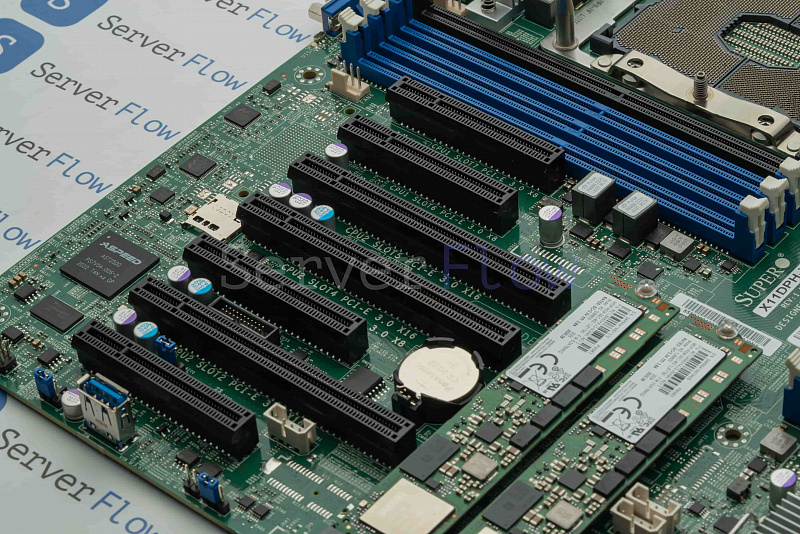 Материнская плата Supermicro X11DPH-i (E-ATX, 2х LGA3647, 16 DIMM) 4