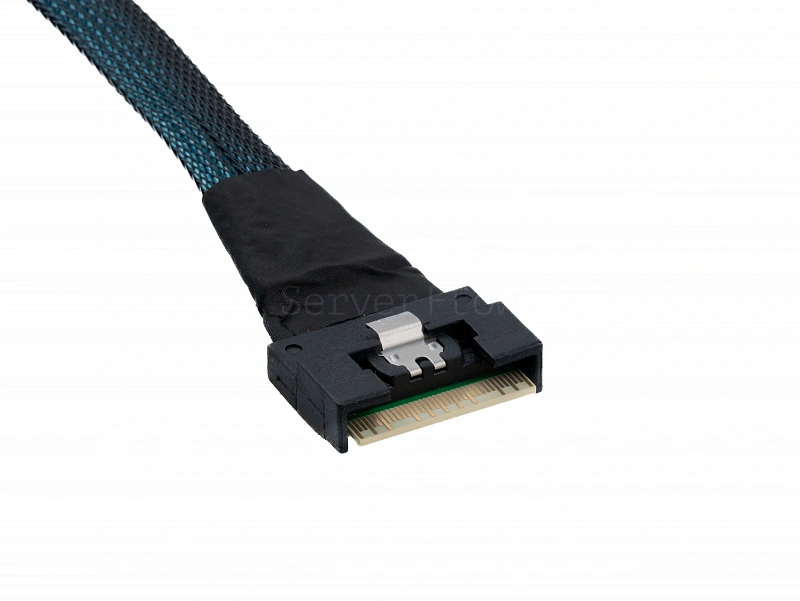 Кабель MCIO x8 74P (SFF-TA-1016) - Slimline SAS SFF8654-8i 1м 2